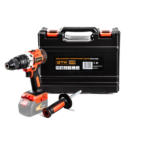 Дриль-шурупокрут акум. DSI18/80BL з ударом, 18В, 80Нм, 2шв, КАРКАС (без АКБ і ЗП)