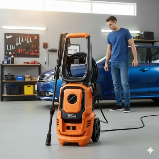 Мийка в/т LT407, тиск - 110/150бар, прод 7,5л/хв, шланг 8м, алюм. помпа