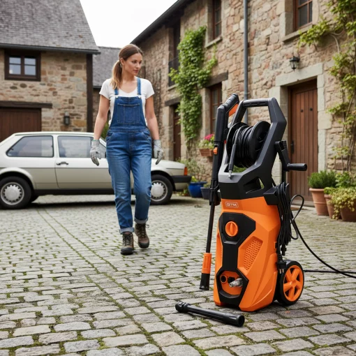 Мийка в/т LT505, тиск - 120/170бар, прод 7,5л/хв, шланг 8м, алюм. помпа