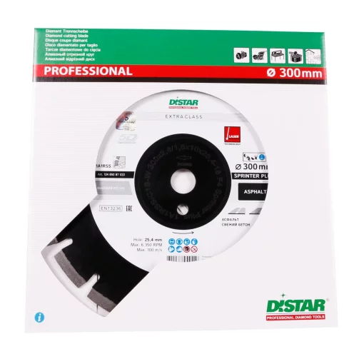 Круг алмазный отрезной 1A1RSS/C1S-W 300x2,8/1,8x25,4-11,5-18-ARP 40x2,8x8+2 R140 Sprinter Plus