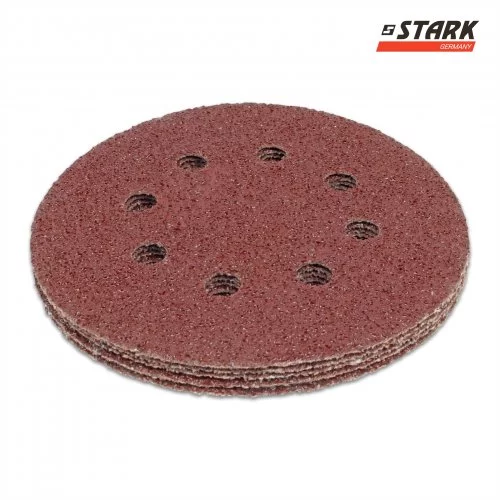 Папір шліфувальний Stark D125 мм 8 отворів з. 36 5 шт.