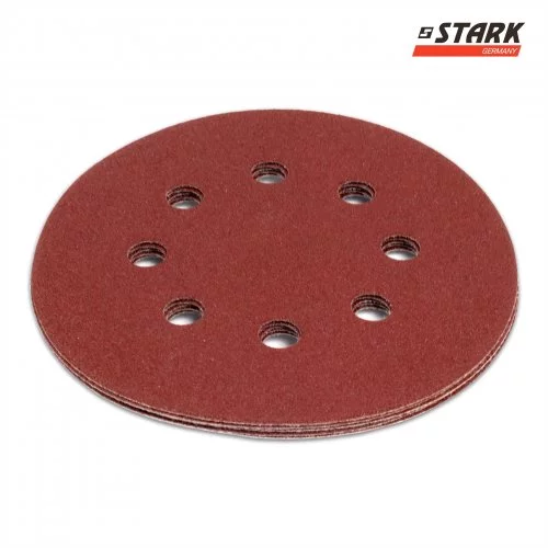 Папір шліфувальний Stark D125 мм 8 отворів з. 150 5 шт.