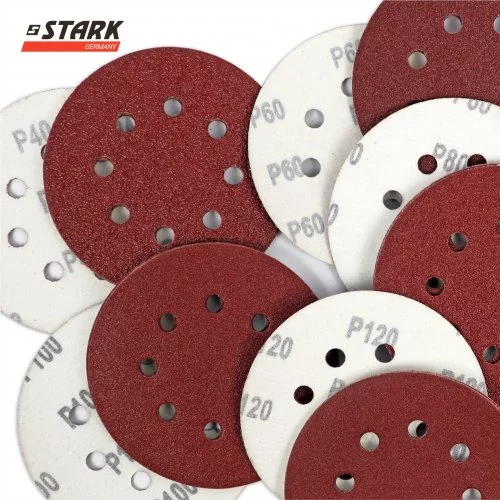 Набір шліфувального паперу Stark D125 мм 8 отворів 25 шт.