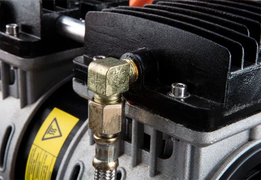 Компресор повітряний Neo Tools, безолійний, 500Вт, 12л, 95л/хв, 8бар, 2-х поршневий, IP20, 17.04кг