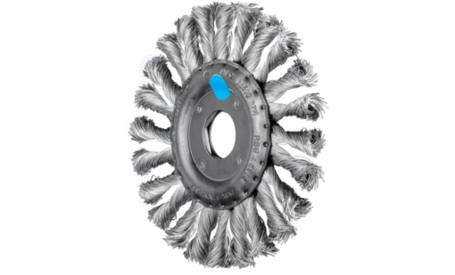 Щітка дискова, плетена 125*12*22,2мм дріт-0,35мм виконання COMBITWIST нерж. INOX