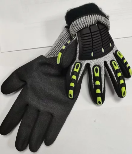 Рукавички захисні HOT, захист від удару та порізу Е, нітрил, р. 11