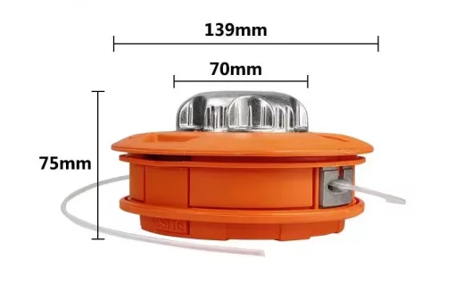 Косильна головка TH-139, Tap&Go, M10L, напівавтоматична, посилена