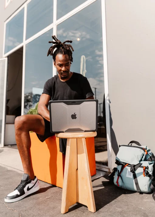 Чохол UAG для MacBook Air 15"(2023-2025), Plyo, Ice/Black