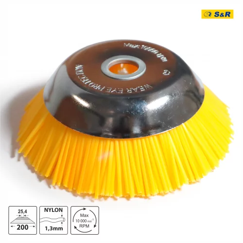 Щітка для тримера S&R 136002200 нейлонова
