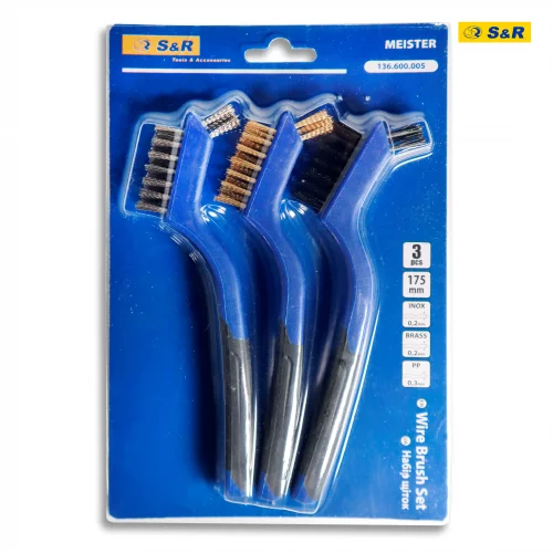 Набір щіток двосторонніх S&R Meister 3 шт.