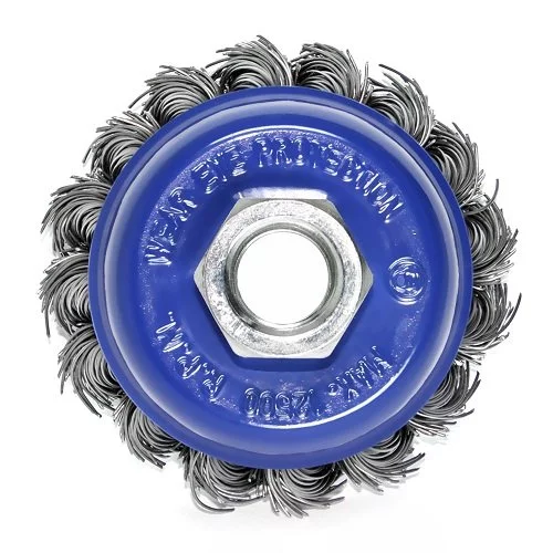 Щітка чашкова пряма S & R 65, сталева плетена проволока