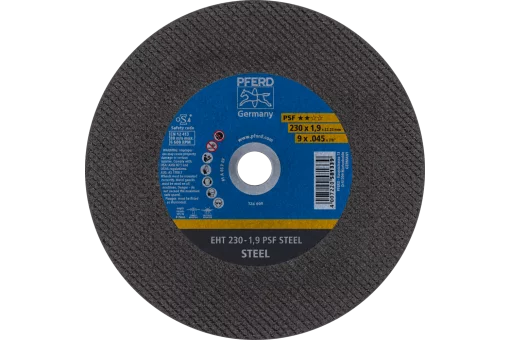 Круг відрізний 230*1,9*22 PSF STEEL сталь