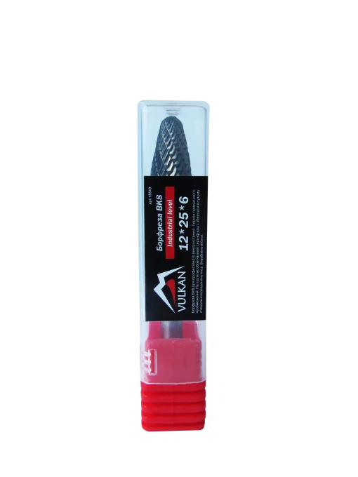 Борфреза ВК8 12,0мм сфероконічна зуб 3 PLUS  хв.-6мм