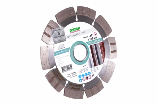 Круг алмазный отрезной 1A1RSS/C3 125x2,2/1,4x11x22,23-10-HIT Bestseller Universal