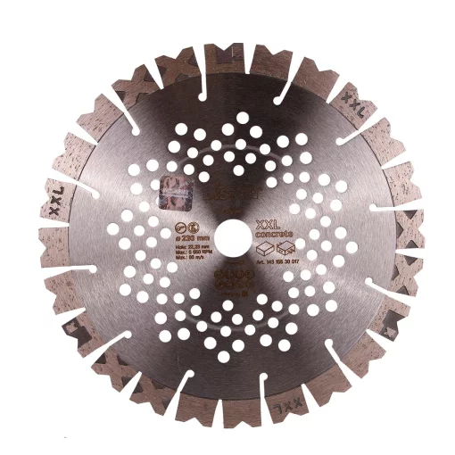 Круг алмазный отрезной 1A1RSS/C3 230x2,8/2,0x17x22,23-24-HIT XXL