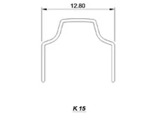 Скоби для кабелів 15-4, 630 шт./уп.