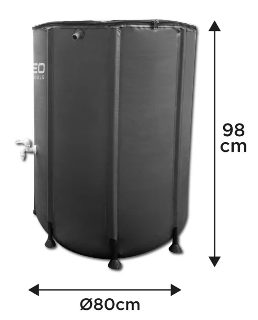 Контейнер для води Neo Tools, складаний, 500л, ПВХ, стійкість до УФ, 3/4", 90х98см