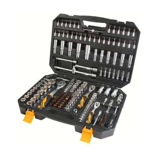 Набір інструментів Tolsen Профі, 1/2", 1/4", CrV, 175шт