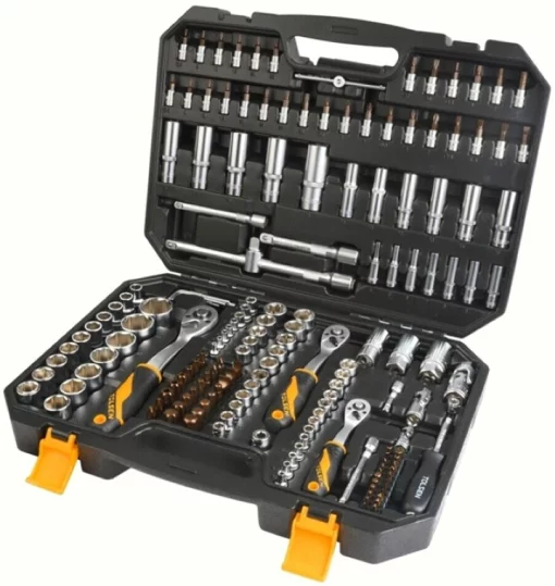 Набір інструментів Tolsen Профі, 1/2", 1/4", CrV, 175шт