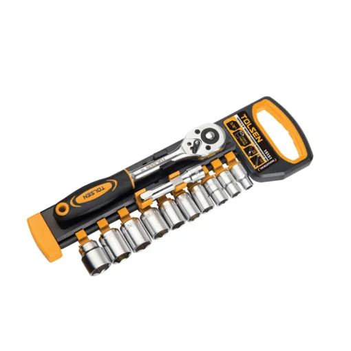 Набір торцевих головок Tolsen Профі, 3/8", CrV, 12шт