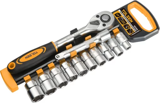 Набір торцевих головок Tolsen Профі, 1/2", CrV, 12шт