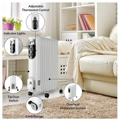 Радіатор масляний OLSEN & SMITH OR-01 DRO128M 2,5 кВт