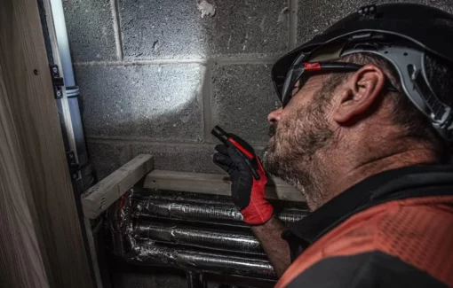 Ліхтар світлодіодний компактний з вбудованим акумулятором MILWAUKEE, IR FL500