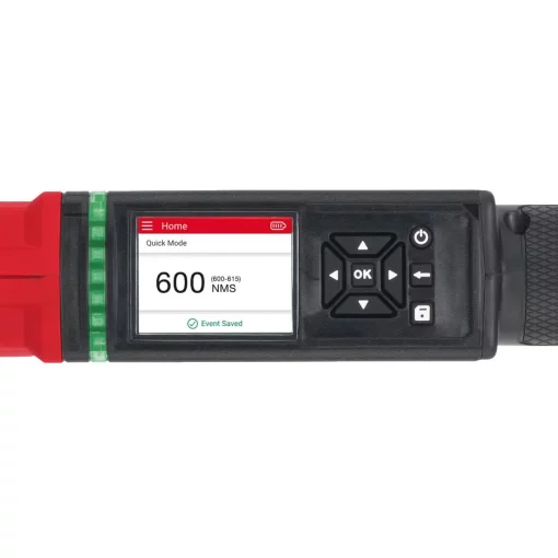 Динамометричний електронний ключ з тріскачкою 1/2" MILWAUKEE, M12 ONEFTR12-0C, 203Нм (HD кейс)