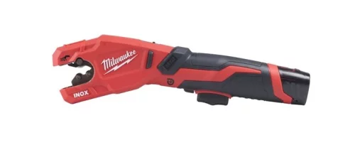 Акумуляторний труборіз по неіржав. сталі MILWAUKEE M12PCSS-202C (+2 акумулятори, зарядний пристрій, HD кейс)