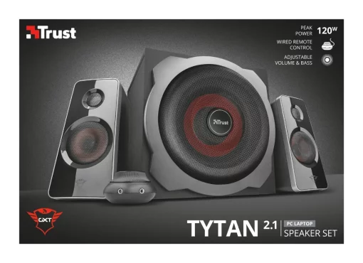 Акустична система (Колонки) Trust 2.1 GXT 38 Tytan Ultimate Bass Speaker Set BLACK