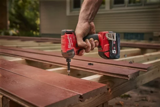 Винтоверт акумуляторний гідравлічний 1/4'' HEX MILWAUKEE, M18 FUEL FQID-502X, 50Нм (+ заряд. устройство, 2 аккум.Х 5Ач, кейс)