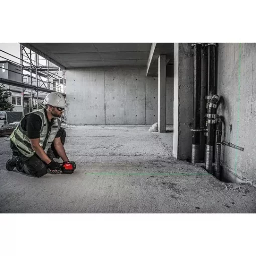 Нівелір лазерний лінійно-точковий акумуляторний MILWAUKEE M12 CLLP-301C (зелений промінь)