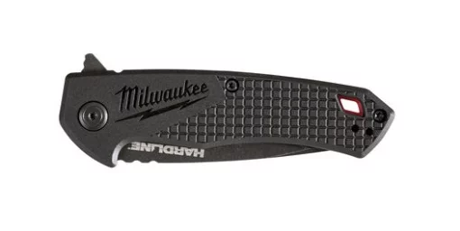 Ніж складний HARDLINE Serrated MILWAUKEE з серейторним лезом 75мм