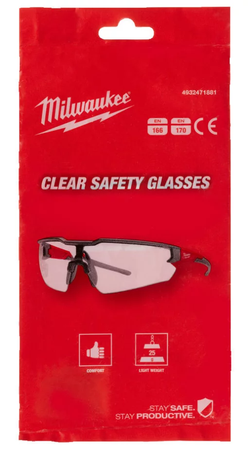 Окуляри захисні покращені MILWAUKEE (позорі)