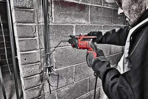 Перфоратор 3-режимний SDS-PLUS PH 26 T енергия удара 2,4Дж MILWAUKEE 4933464580 (+глибиномір, бічна ручка, HD кейс)