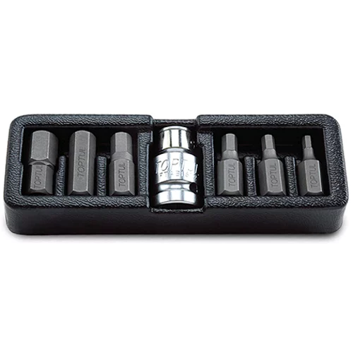 Набір біт TOPTUL 10 мм 7ед. (PH1, PH2, PH3, SL5.5, SL6.5, SL8) GAAT0709