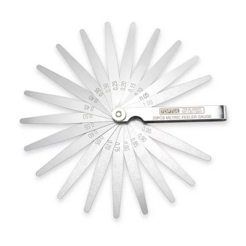 Набір щупів для вимірювання зазорів 20шт. TOPTUL ICAA0020