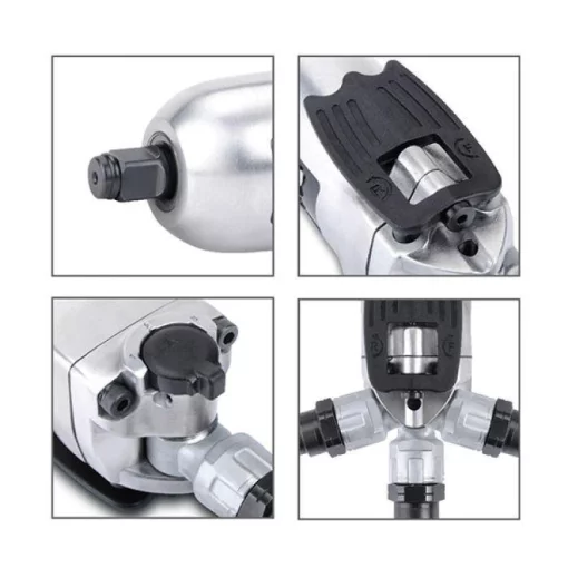 Пневмогайковерт професійний TOPTUL 3/8" 108N/m 12000об/хв Mini Butterfly Type KAAU1208