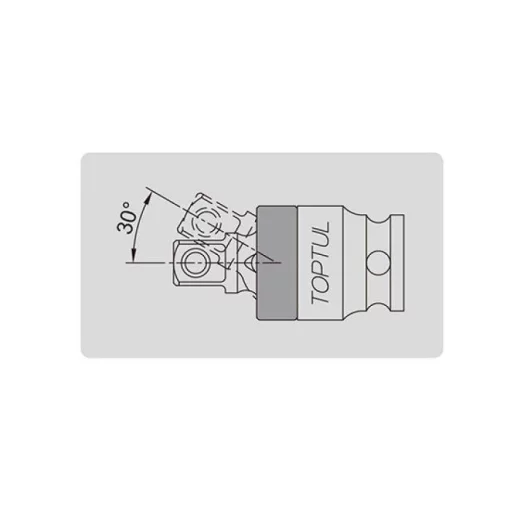 Кардан ударний 1/2" TOPTUL посилений KACN160B