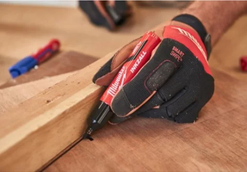 Рукавиці робочі зі шкіряними вставками MILWAUKEE, розмір 8/M