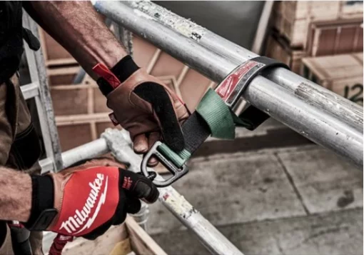 Рукавиці робочі зі шкіряними вставками MILWAUKEE, розмір 10/XL