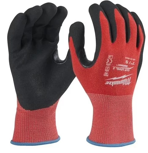 Рукавиці робочі MILWAUKEE, з опором порізам 2/B рівня, розмір 8/M