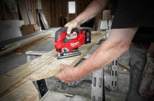 Лобзик акумуляторний MILWAUKEE, M18 FJS-0X (+ полотно, адаптер, кожух, насадка, накладка підошви, HD кейс)