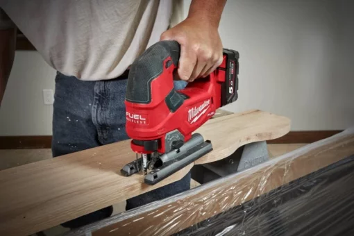 Лобзик акумуляторний MILWAUKEE, M18 FJS-0X (+ полотно, адаптер, кожух, насадка, накладка підошви, HD кейс)