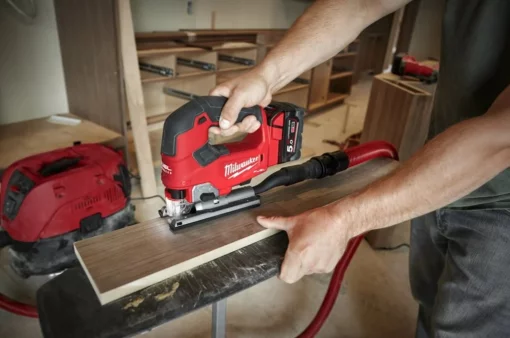 Лобзик акумуляторний MILWAUKEE, M18 FJS-0X (+ полотно, адаптер, кожух, насадка, накладка підошви, HD кейс)