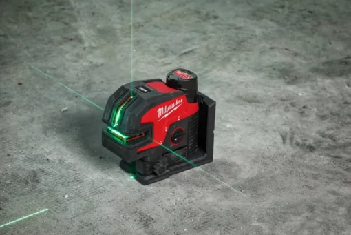 Нівелір лінійно-точковий лазерний акум. MILWAUKEE, M12 CLL4P-301C (+заряд. пристрій.,1акум.Х3Аг, кейс)