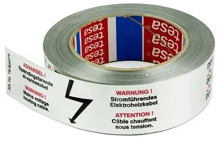 Стрічка ізоляційна Devi Devialutape 38мм клейка алюмінієва 50м