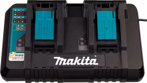 Набір акумулятора та зарядного пристрою Makita 198091-4 LXT BL1860B 4х18В 6А·год ЗП DC18RD кейс Makpac 3