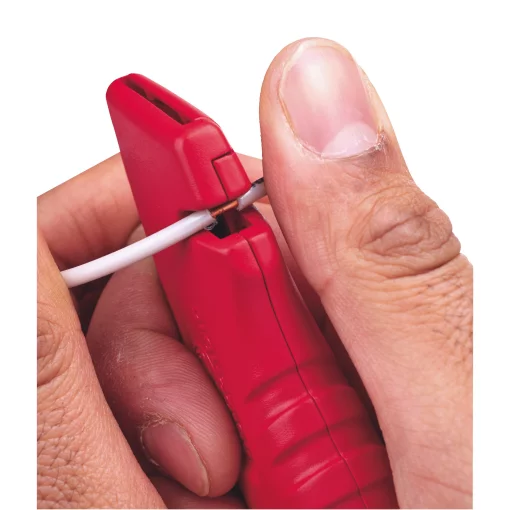 Ніж висувний з трапецевидним лезом MILWAUKEE безпечний самоповертаючийся