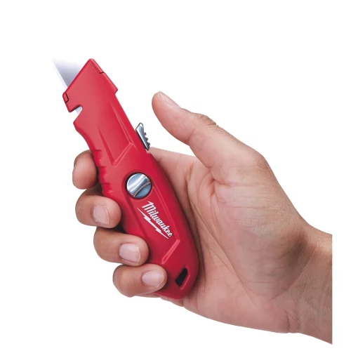 Ніж висувний з трапецевидним лезом MILWAUKEE безпечний самоповертаючийся